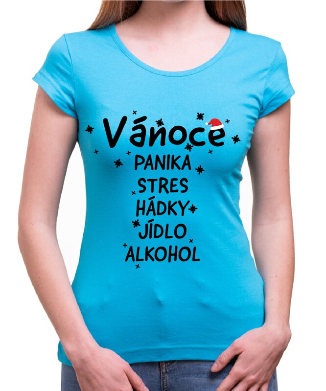 Tričko - Moderní Vánoce Tričko - Moderní Vánoce