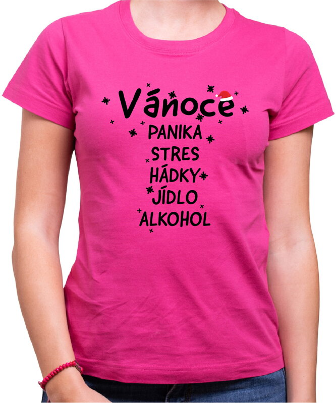 Tričko - Moderní Vánoce Tričko - Moderní Vánoce