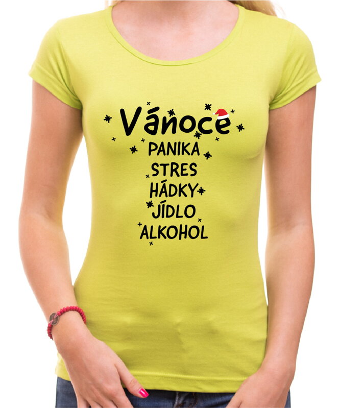 Tričko - Moderní Vánoce Tričko - Moderní Vánoce