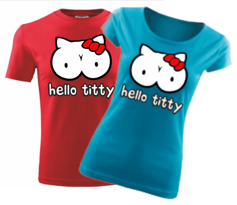 Tričko Hello Titty Tričko Hello Titty