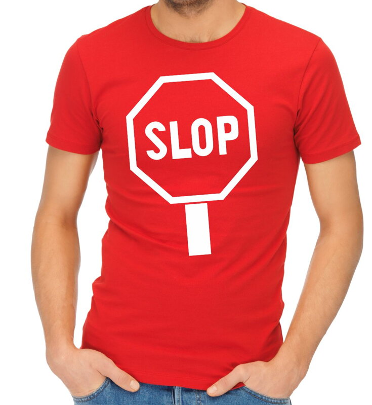Značkové tričko se značkou - SLOP