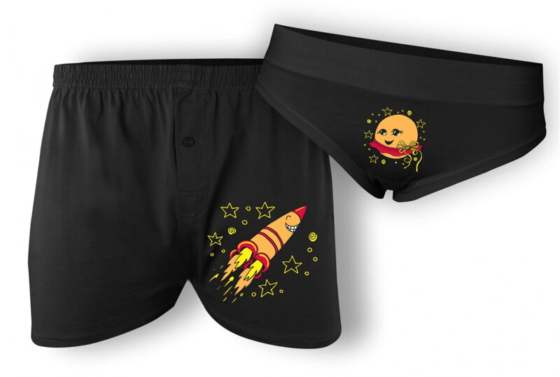 Sada trenky + kalhotky: Raketa na Venuši