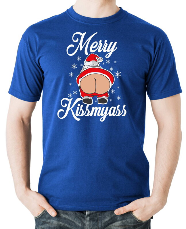 Tričko - Merry kiss my ass Tričko - Merry kiss my ass