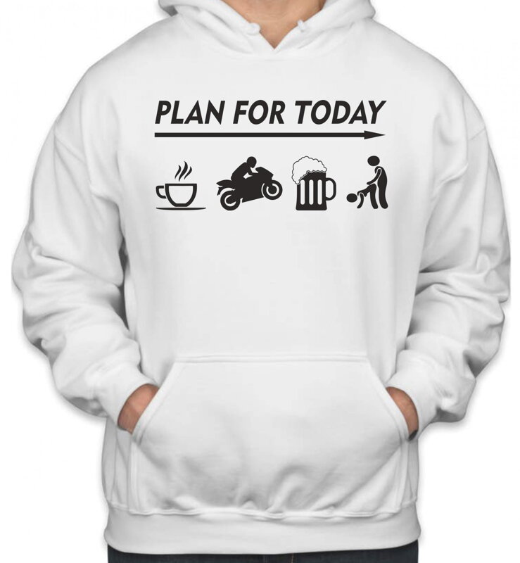 Motorkářska mikina - Plan for today Motorkářska mikina - Plan for today