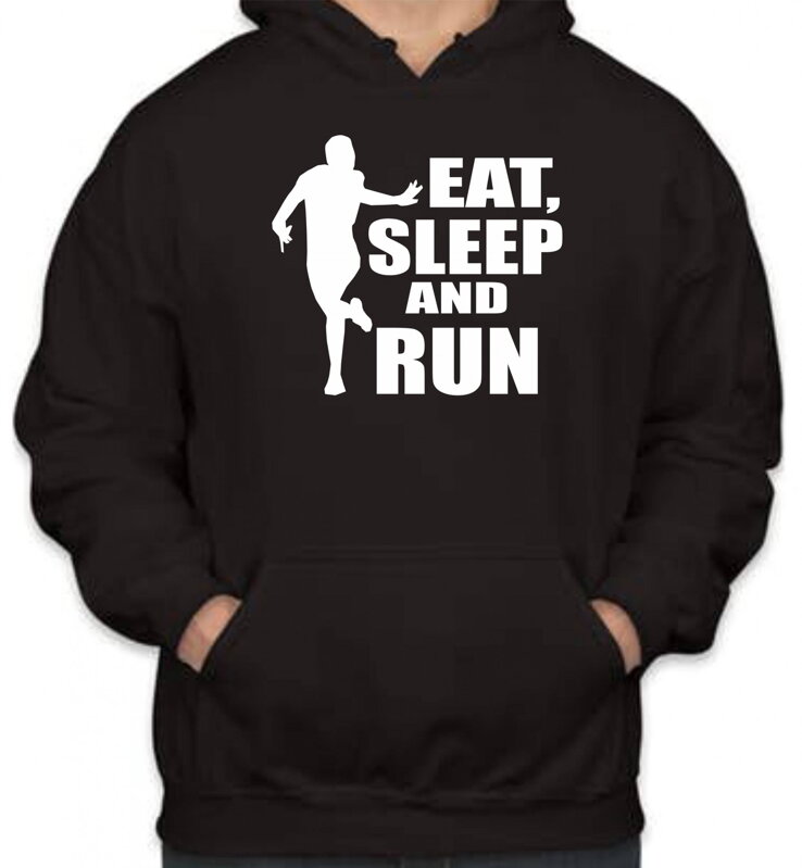 Běžecká mikina - Eat, sleep and run Běžecká mikina - Eat, sleep and run