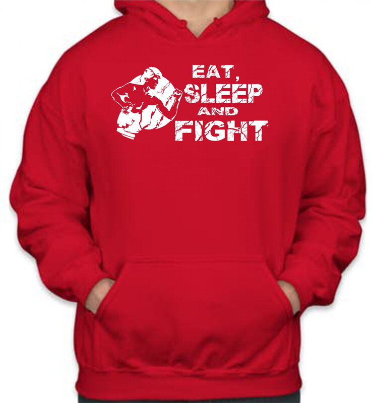 Mikina - Eat, sleep and fight Mikina - Eat, sleep and fight