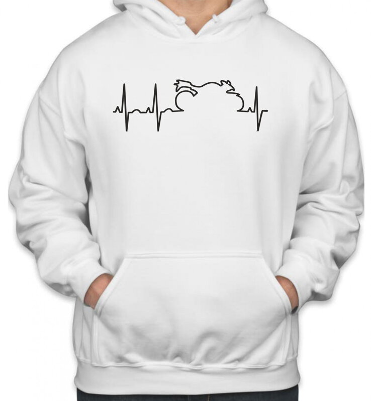 Mikina - EKG moto Mikina - EKG moto