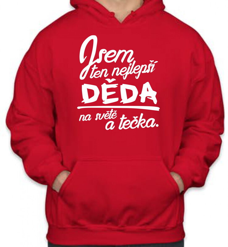 Mikina-nejlepší děda a tečka Mikina-nejlepší děda a tečka