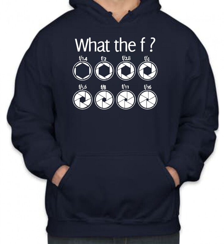 Mikina pro fotografy - What the f?