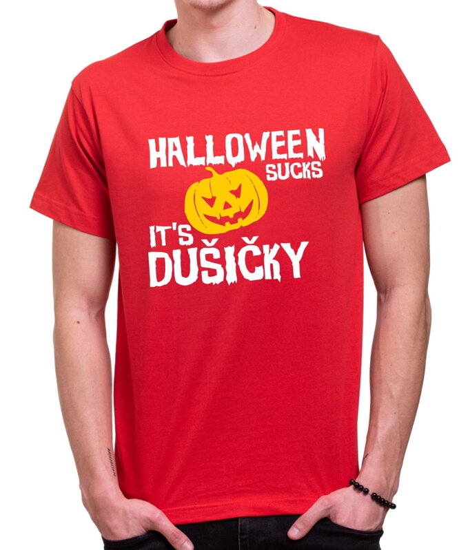Halloweenské tričko - It's Dušičky