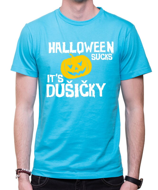 Halloweenské tričko - It's Dušičky