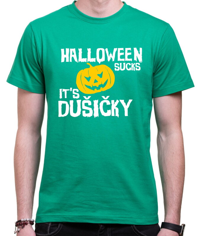 Halloweenské tričko - It's Dušičky