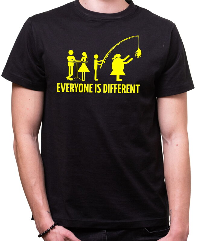 Tričko - Everyone is Different