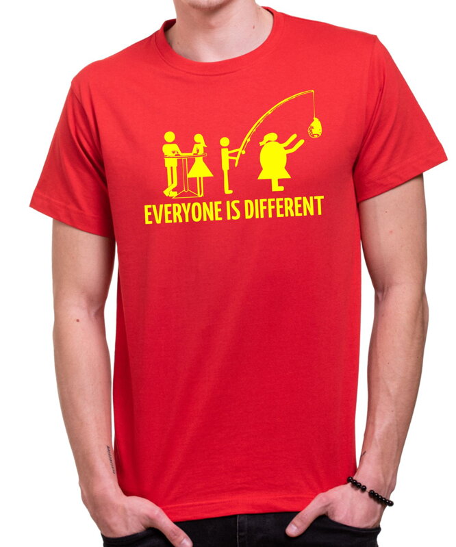 Tričko - Everyone is Different