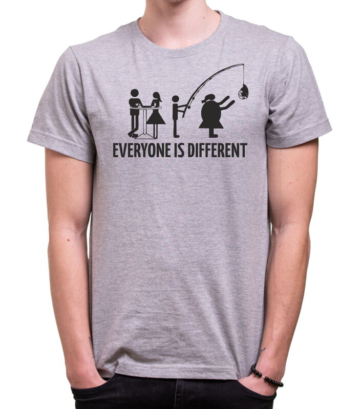 Tričko - Everyone is Different