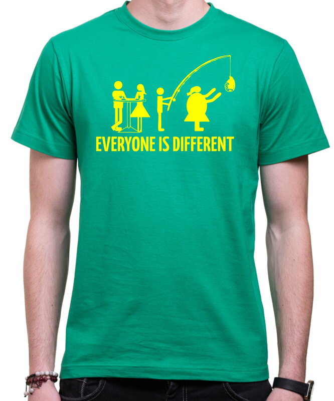 Tričko - Everyone is Different