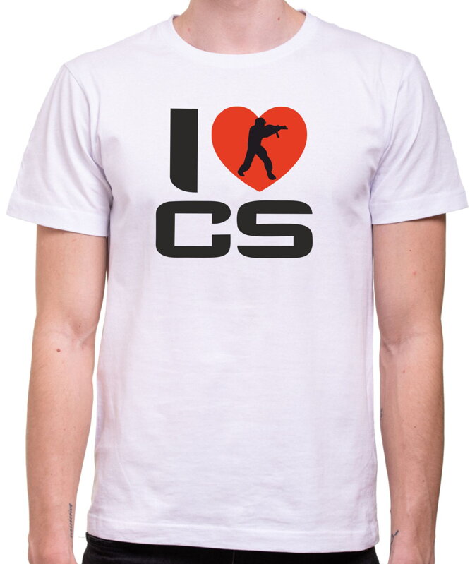 Tričko I love CS