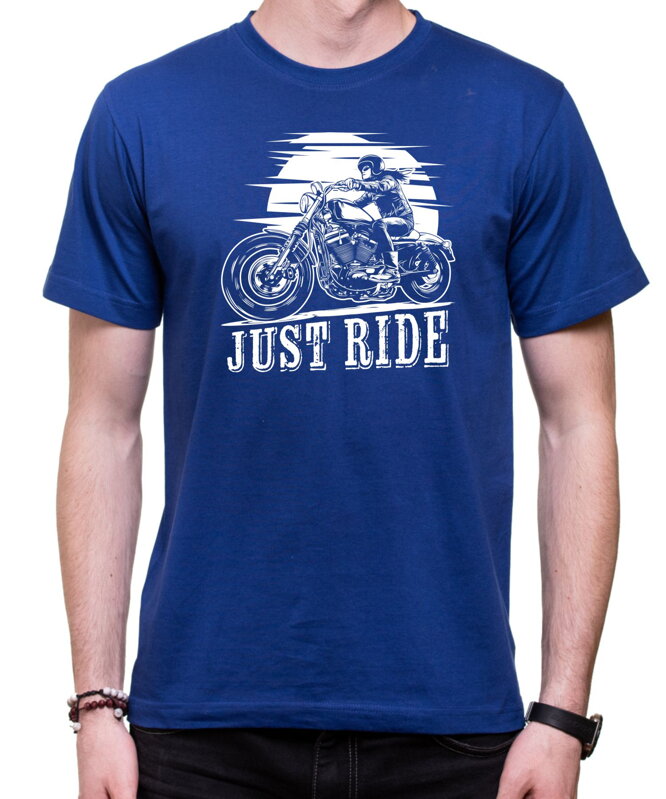 Motorkářské tričko - Just ride