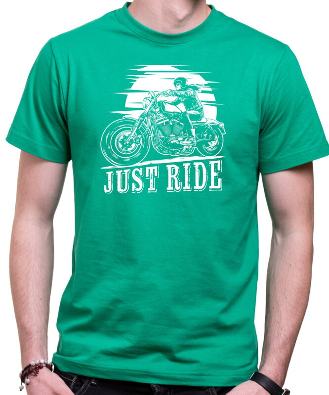 Motorkářské tričko - Just ride