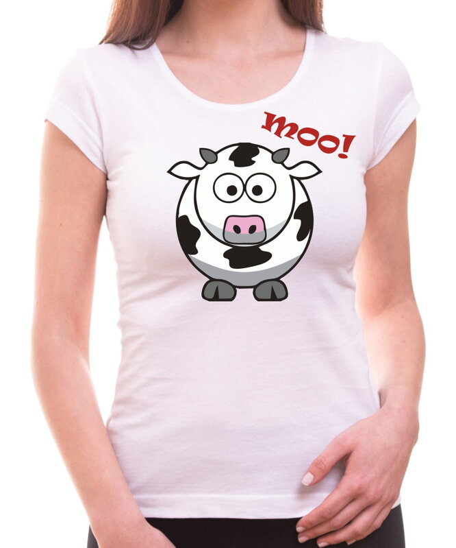 Dámske tričko - Krava Moo!