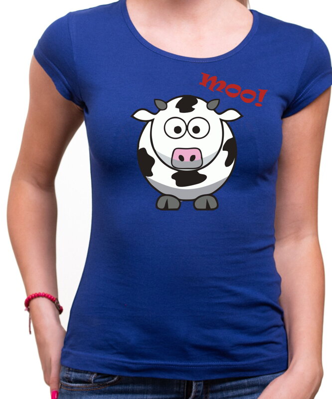 Dámske tričko - Krava Moo!