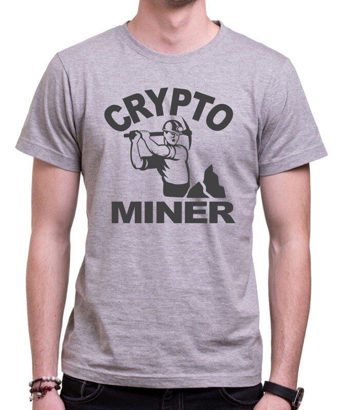 Krypto tričko - Crypto miner