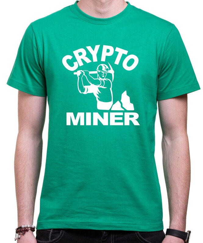 Krypto tričko - Crypto miner Krypto tričko - Crypto miner