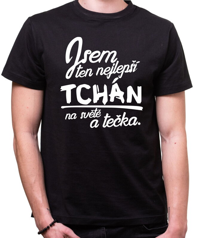Tričko - Nejlepší tchán a tečka