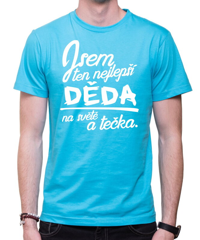 Tričko - nejlepší děda a tečka