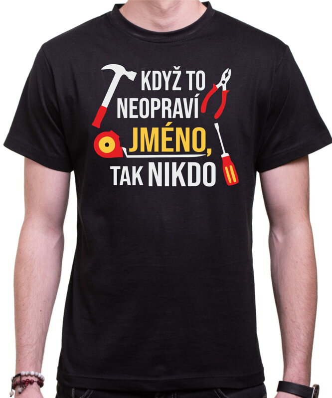 Tričko - Opravář (vlastní text/jméno)