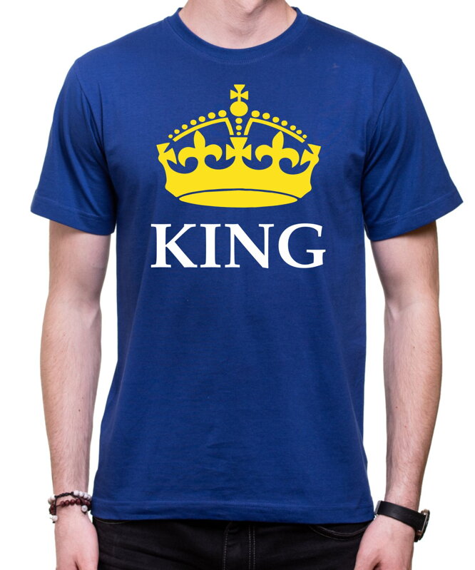 Pánské / dámské tričko KING - QUEEN (cena za 1ks) Pánské / dámské tričko KING - QUEEN (cena za 1ks)