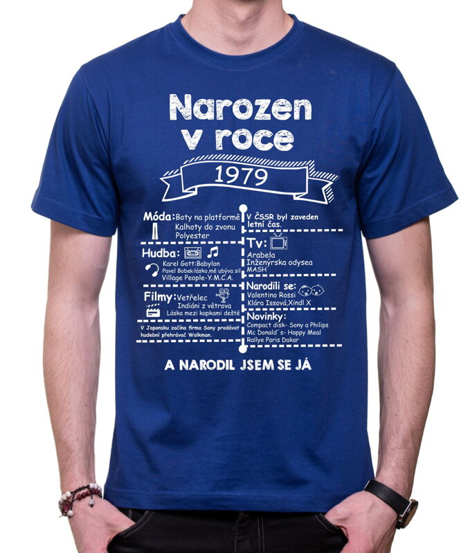 Retro tričko - Skvělý ročník 1979 Retro tričko - Skvělý ročník 1979