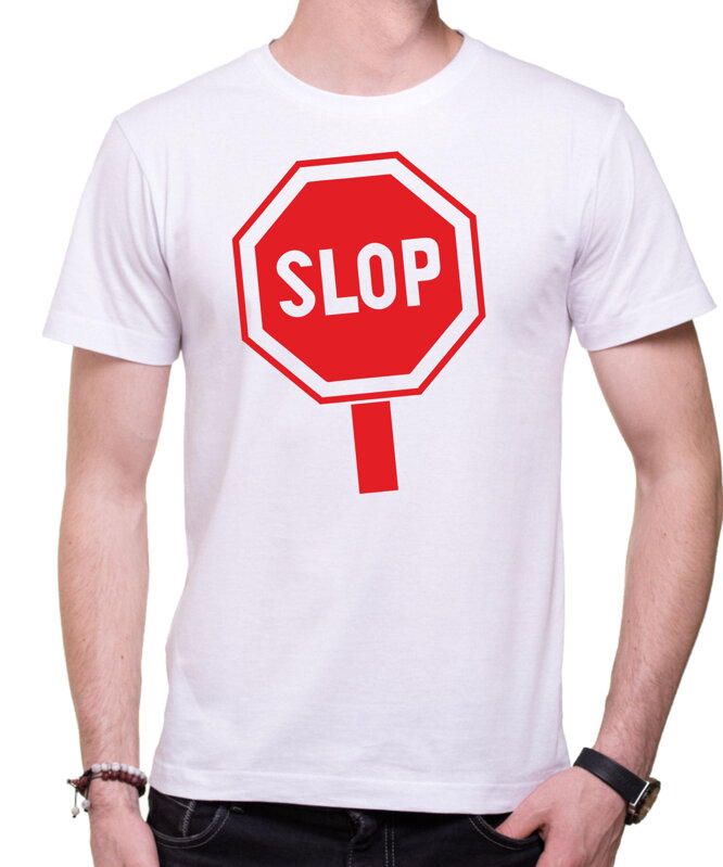 Značkové tričko se značkou - SLOP