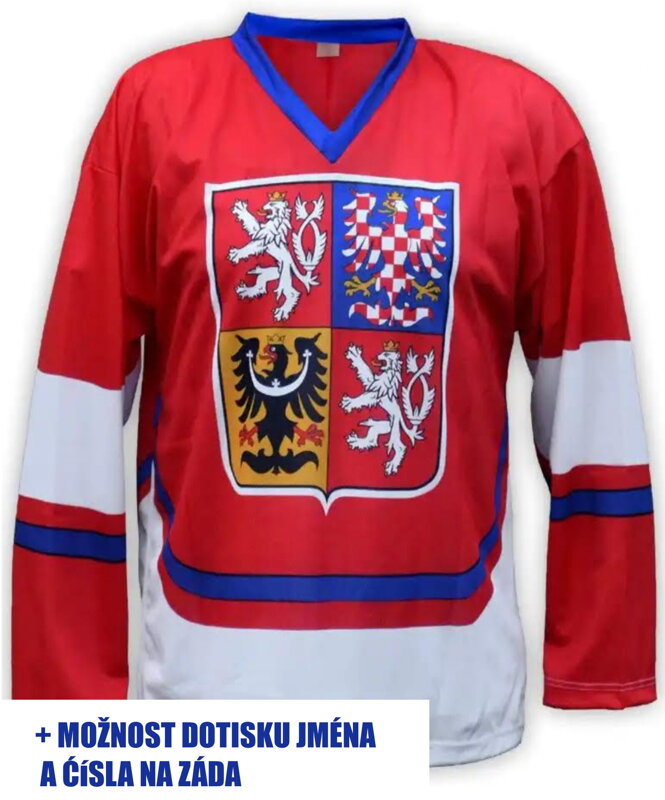 Hokejový dres - Česká republika -červený Hokejový dres - Česká republika -červený