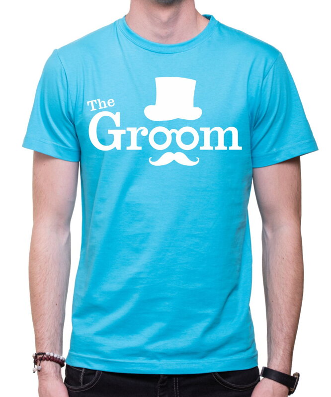 Trička The Groom a Groom squad Trička The Groom a Groom squad
