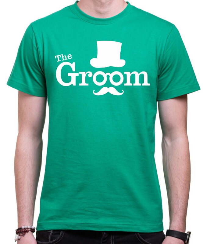 Trička The Groom a Groom squad Trička The Groom a Groom squad