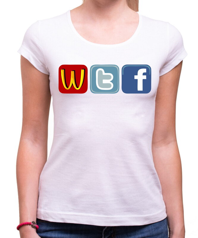 Dámske tričko - WTF Social sites Dámske tričko - WTF Social sites