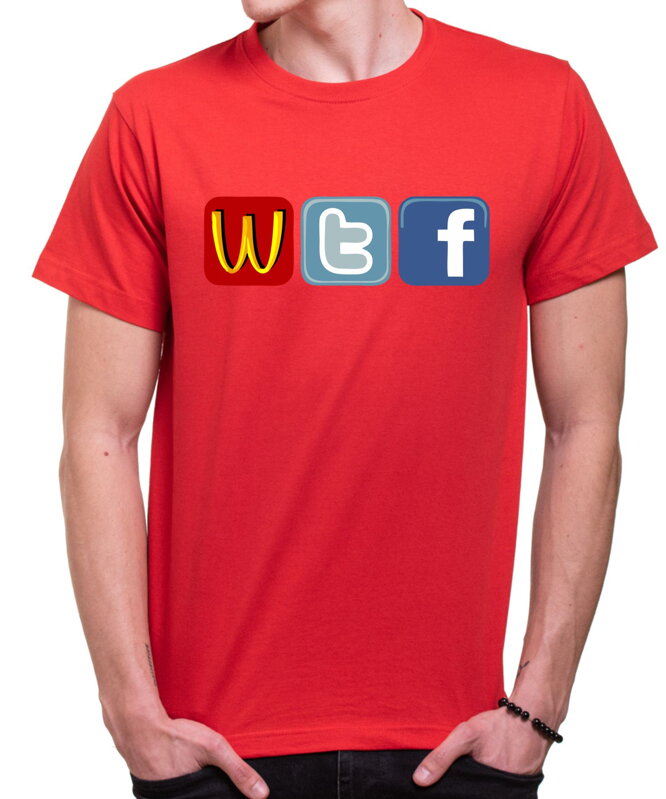 Tričko - WTF Social sites