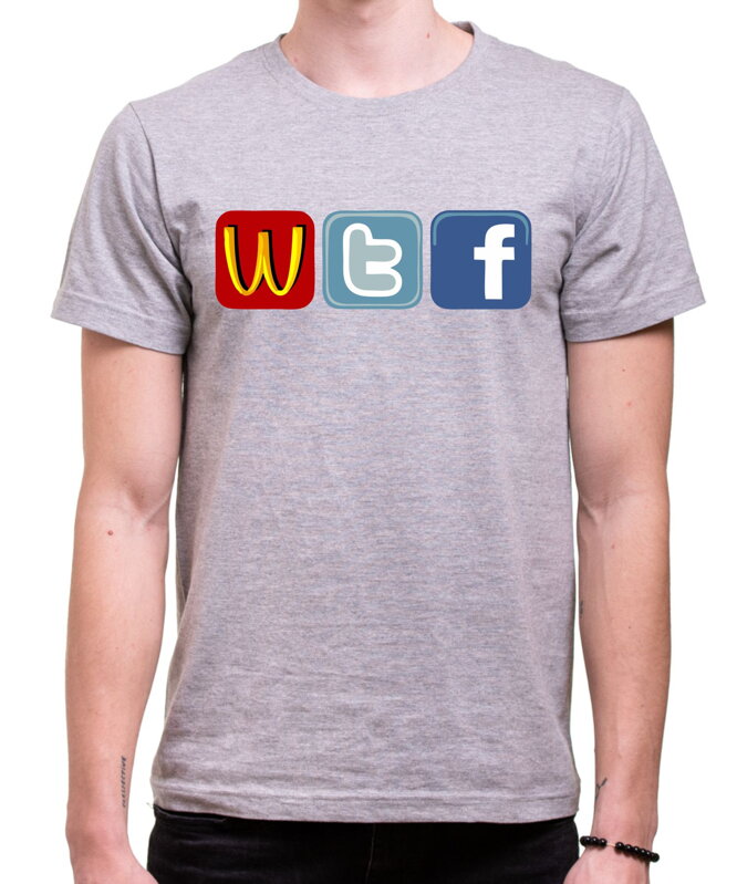 Tričko - WTF Social sites