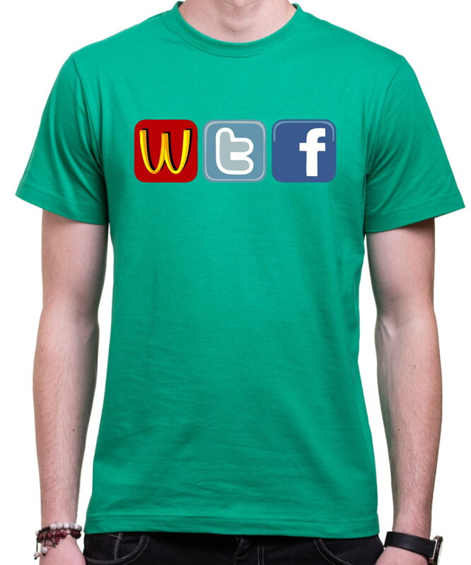 Tričko - WTF Social sites