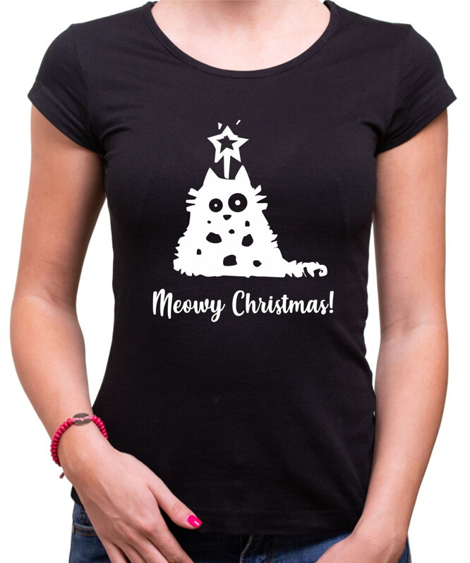 Tričko - Meowy Christmas!