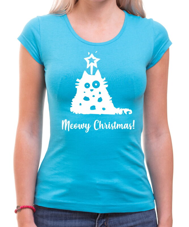 Tričko - Meowy Christmas!