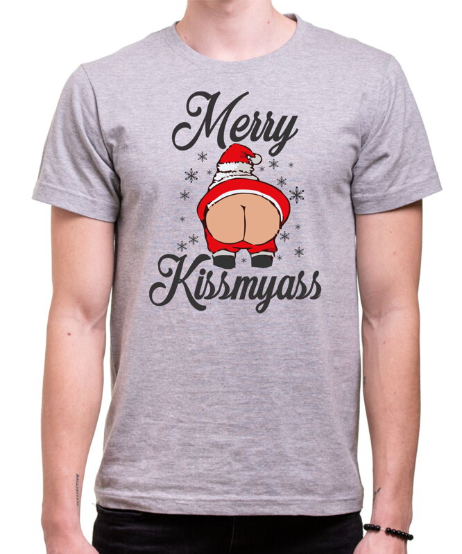 Tričko - Merry kiss my ass Tričko - Merry kiss my ass