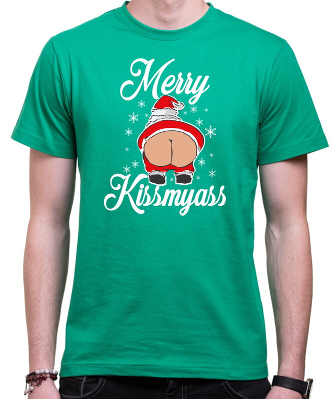 Tričko - Merry kiss my ass Tričko - Merry kiss my ass