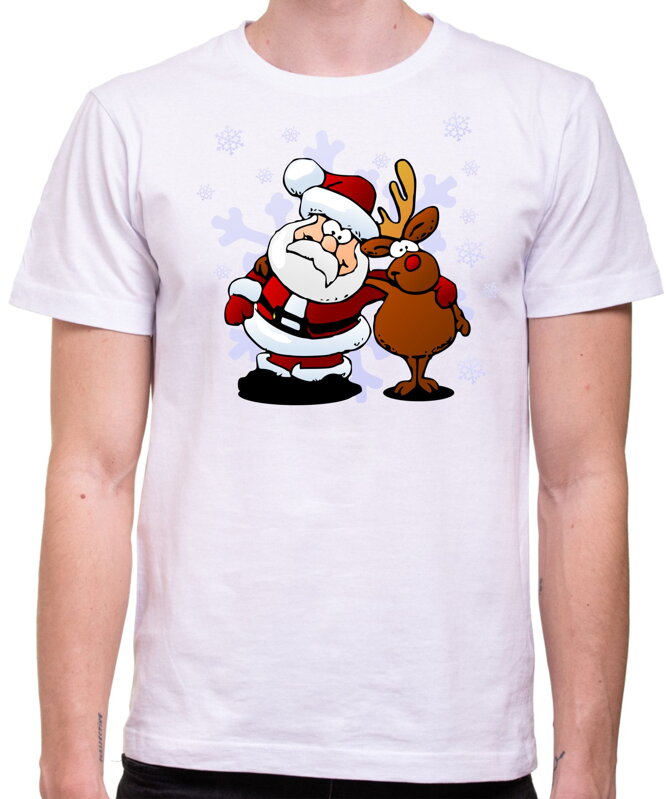Tričko - Santa a sobík