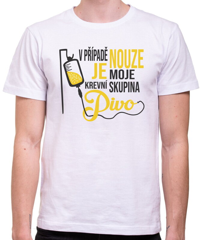 Tričko - Krevní skupina Pivo