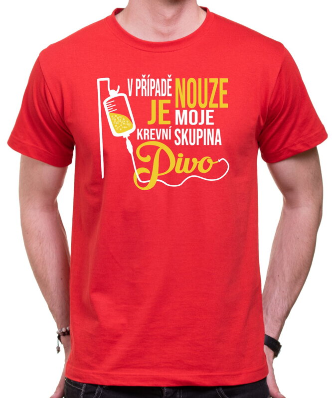 Tričko - Krevní skupina Pivo