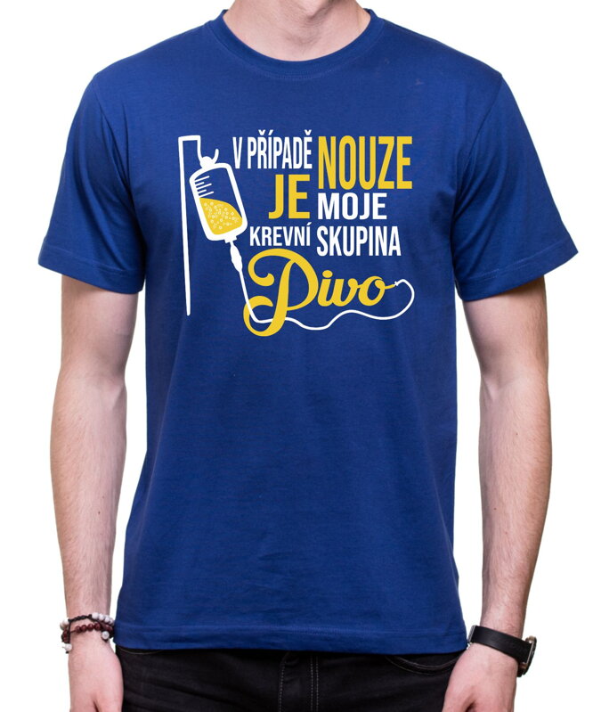 Tričko - Krevní skupina Pivo