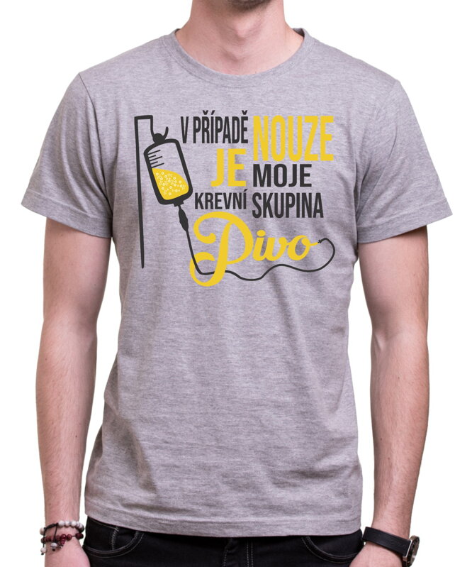 Tričko - Krevní skupina Pivo