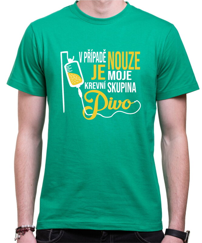 Tričko - Krevní skupina Pivo